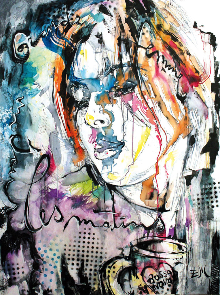 SOLD / Bossa nova · 100 x 130cm · Mixed Media · 2015