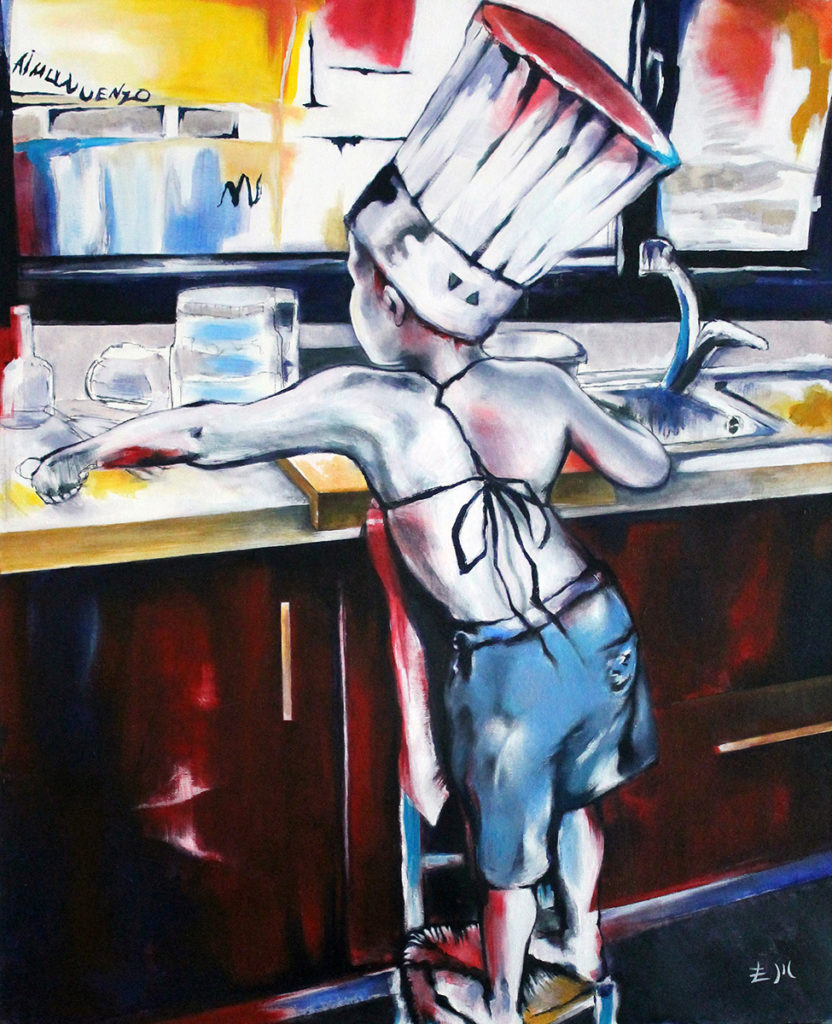 Cheff´15 · 81 X 100cm · Mixed Media · 2015