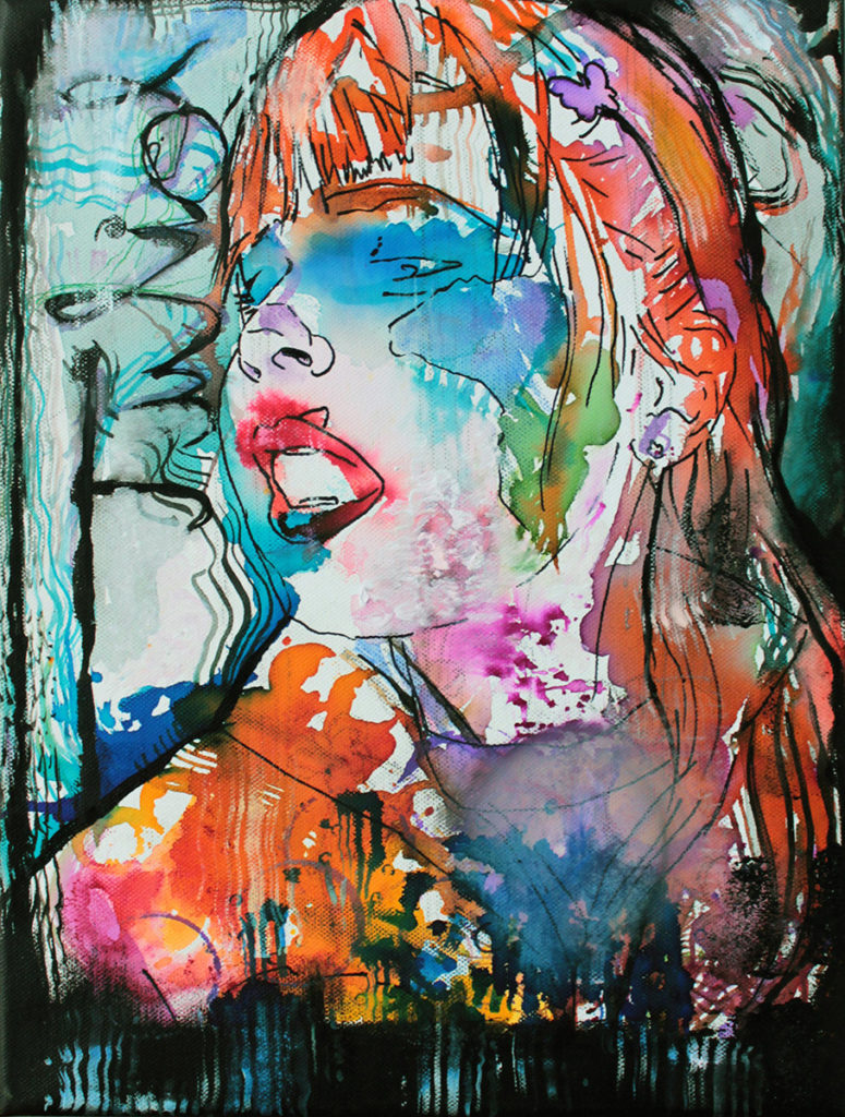 SOLD / Juliol Julia · 40 x 30cm · Mixed Media · 2013