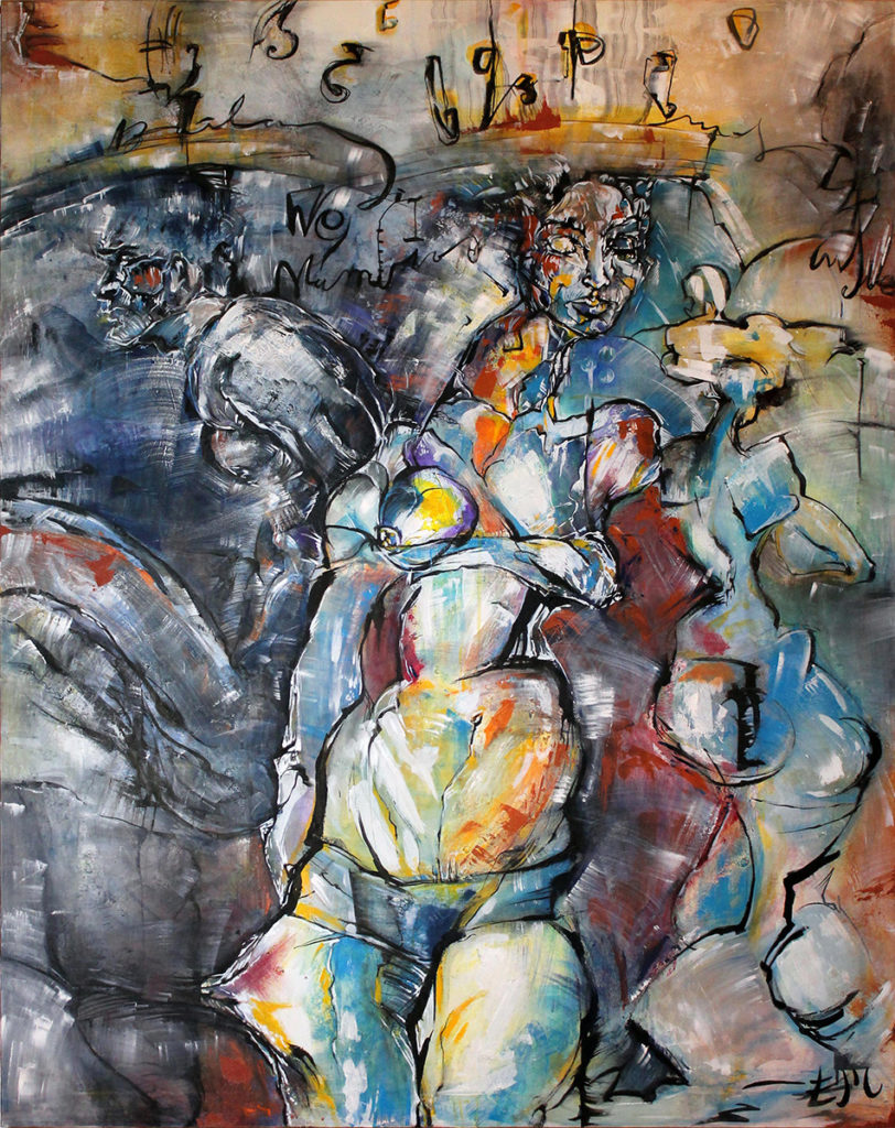 Pensaments · 115 x 146cm · Mixed Media · 2013