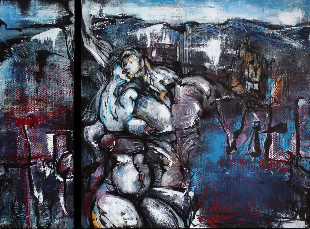 Vital · 80 x 73cm · Mixed Media · 2013