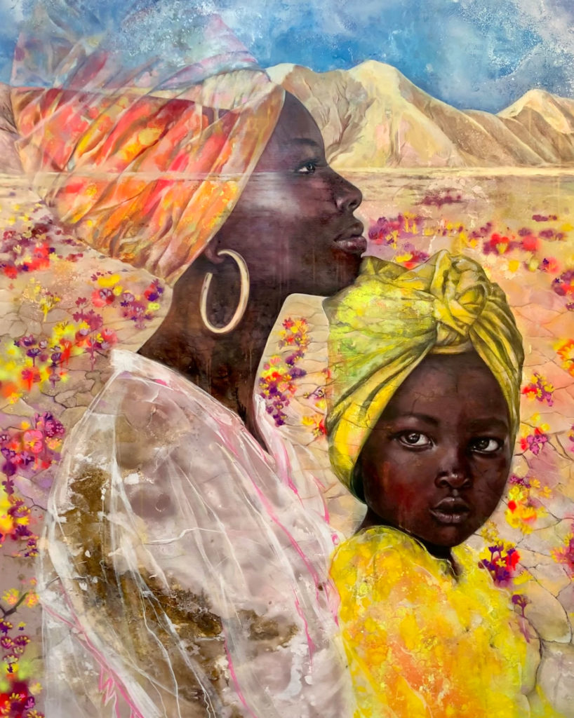 FLORECER · 162x130 · Mixed media · 2022