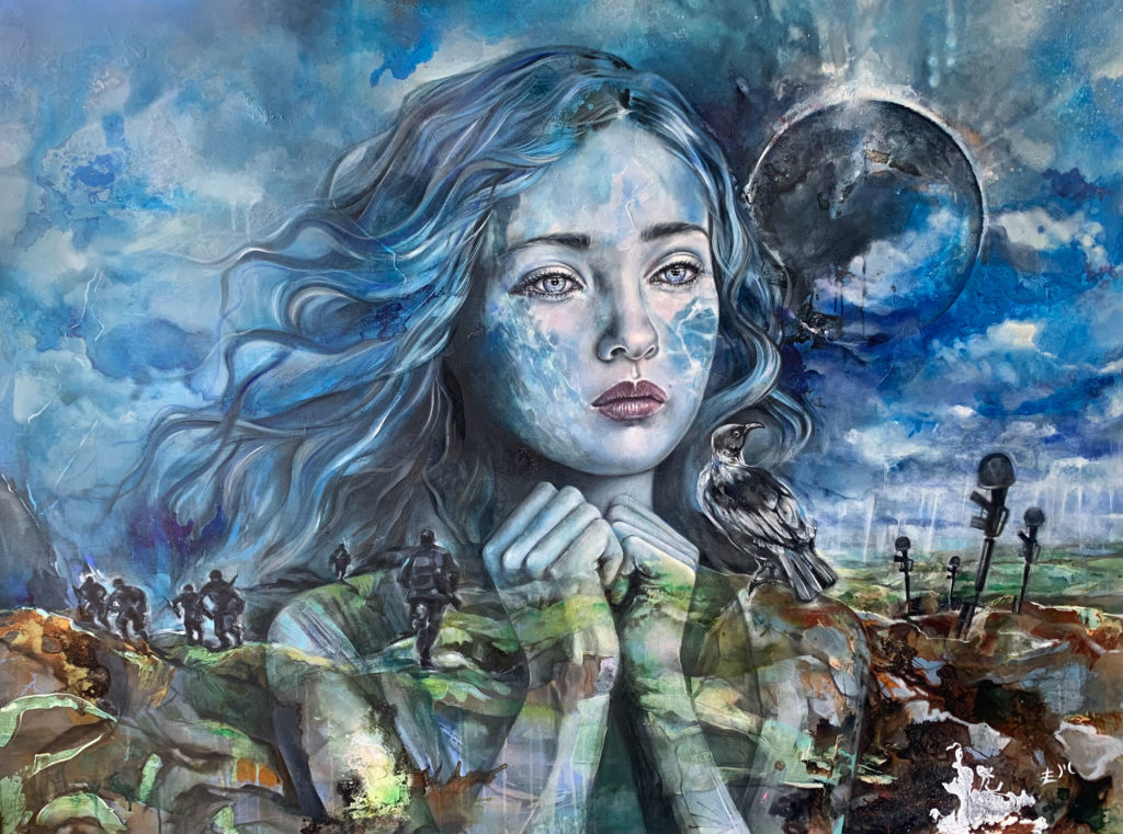 ICE · 146x114 · Mixed media · 2022